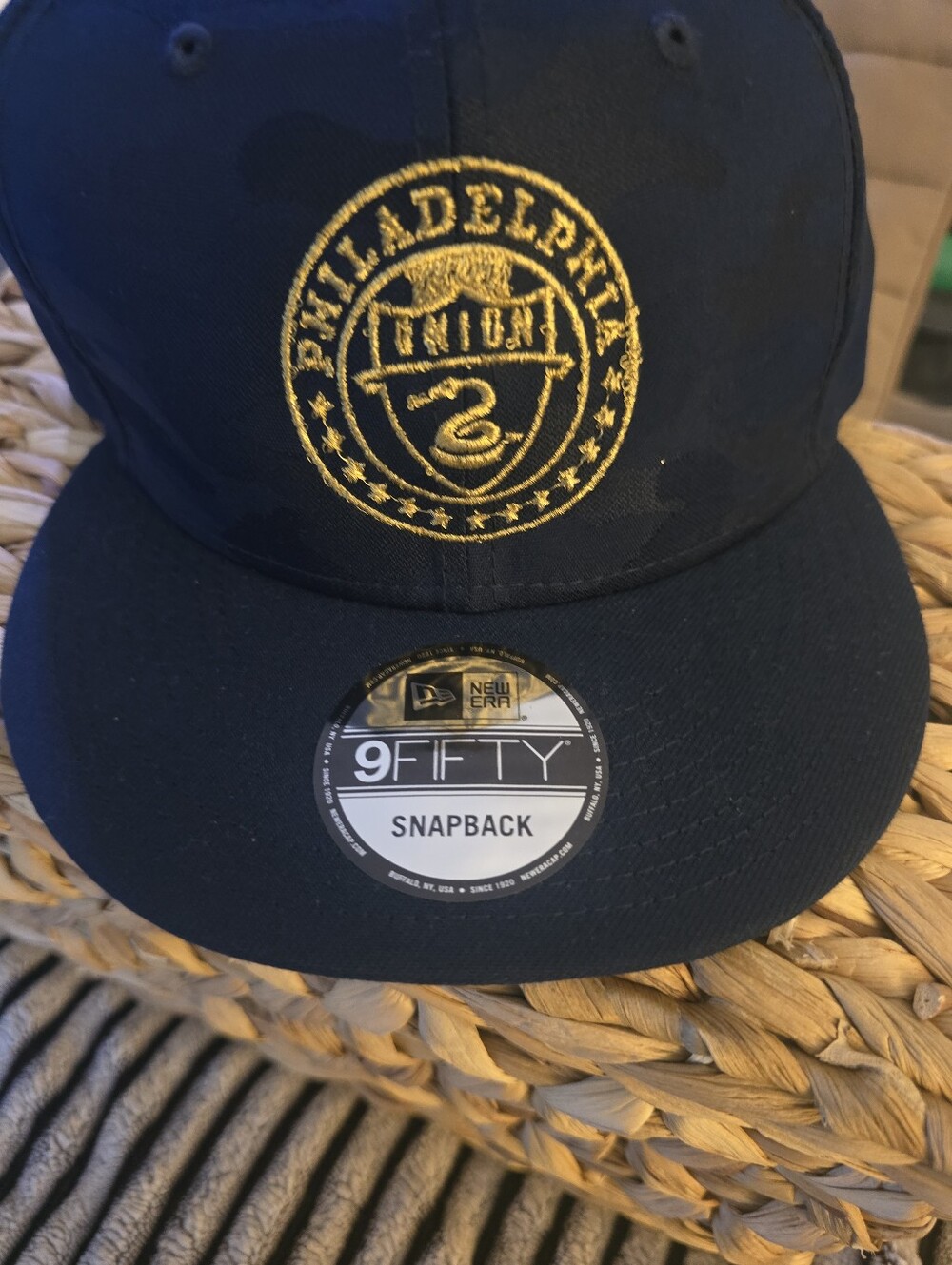 Philadelphia Union Navy and Gold New Era Men's Snap Back Hat